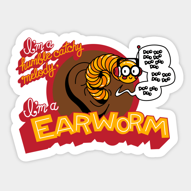 Vulfpeck Earworm - More Melanin Sticker by Joe Gottli